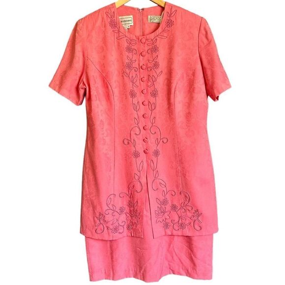 Rare Vintage Karin Stevens Barbie Pink Embroidered Pearl Dress - Picture 2 of 7